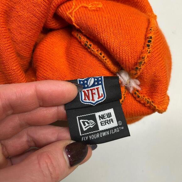 Chicago Bears New Era Beanie Knit Cap Hat NFL Striped OnField Sideline One Size - Picture 5 of 5